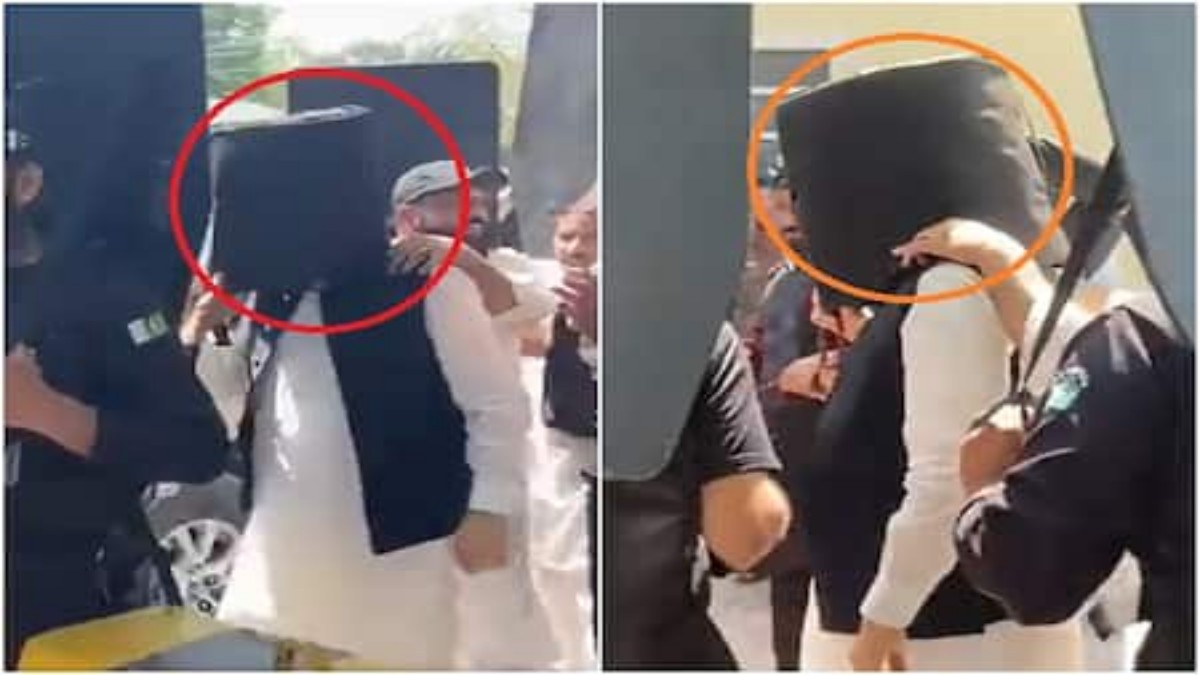 Imran Khan Viral Video : सिर पर बाल्टी पहन कोर्ट पहुंचे इमरान खान… पाक के पूर्व प्रधानमंत्री का ऐसा रूप देखकर हर कोई हैरान, देखें वीडियो