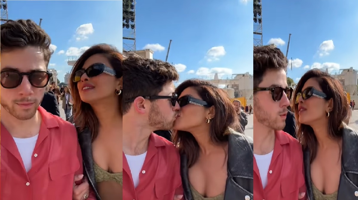 Nick- Priyanka Romantic Video: बीच सड़क पर रोमांटिक हुए निक और प्रियंका, बेबाक तरीके से सबके सामने किया Lip Kiss, देखें वीडियो