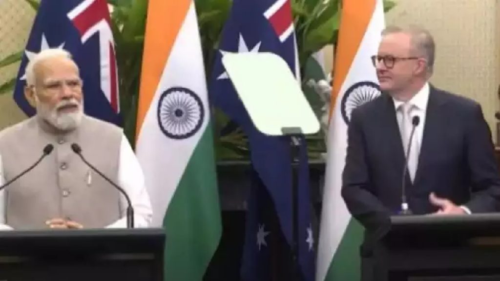 modi with albanese