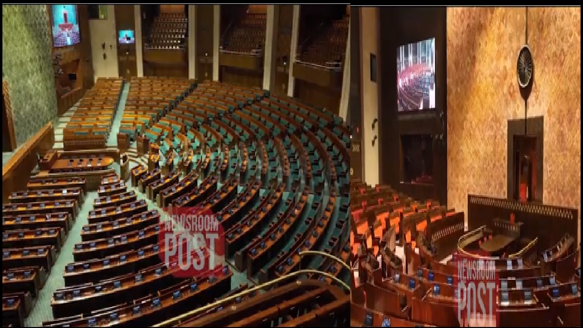 New Parliament Video:  सामने आया नया संसद भवन का लेटेस्ट वीडियो, देखकर आप भी हो जाएंगे मंत्रमुग्ध
