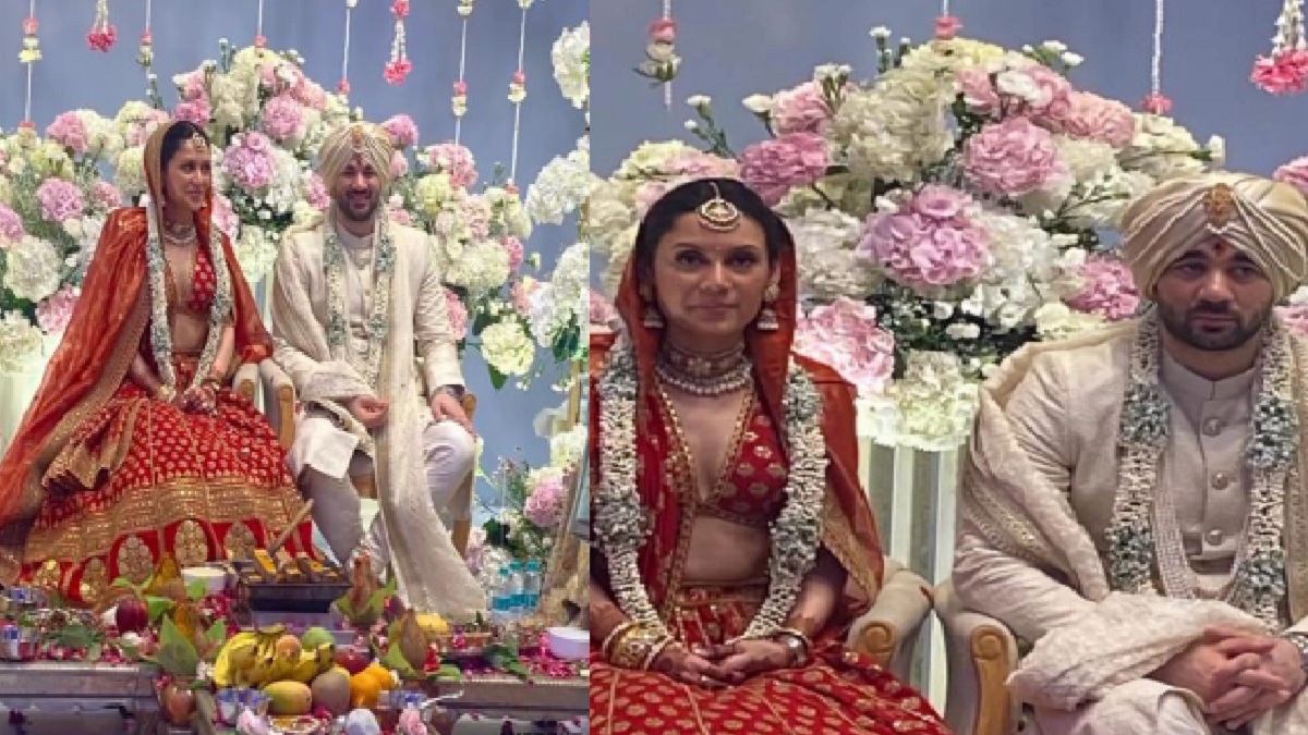 Karan Deol-Drisha Wedding: करण देओल ने दृशा संग लिए सात फेरे, पोते की शादी में दिल खोलकर नाचे धर्मेंद्र, वीडियो वायरल