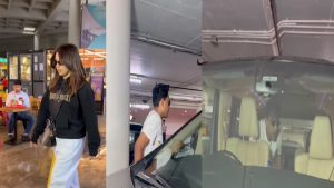 Bhumi Pednekar: “लाख छिपाए प्यार मगर….” एयरपोर्ट पर BF संग स्पॉट हुई भूमि पेडनेकर, कैमरा देख दोनों ने बदला रास्ता!