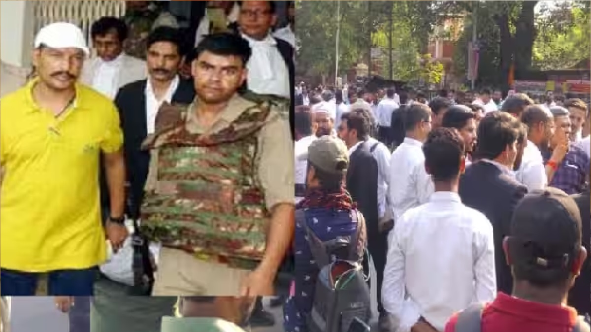 Lucknow: लखनऊ कोर्ट परिसर में फायरिंग, कुख्यात शूटर संजीव माहेश्वरी उर्फ जीवा मारा गया, वकील के भेष में आया था हमलावर