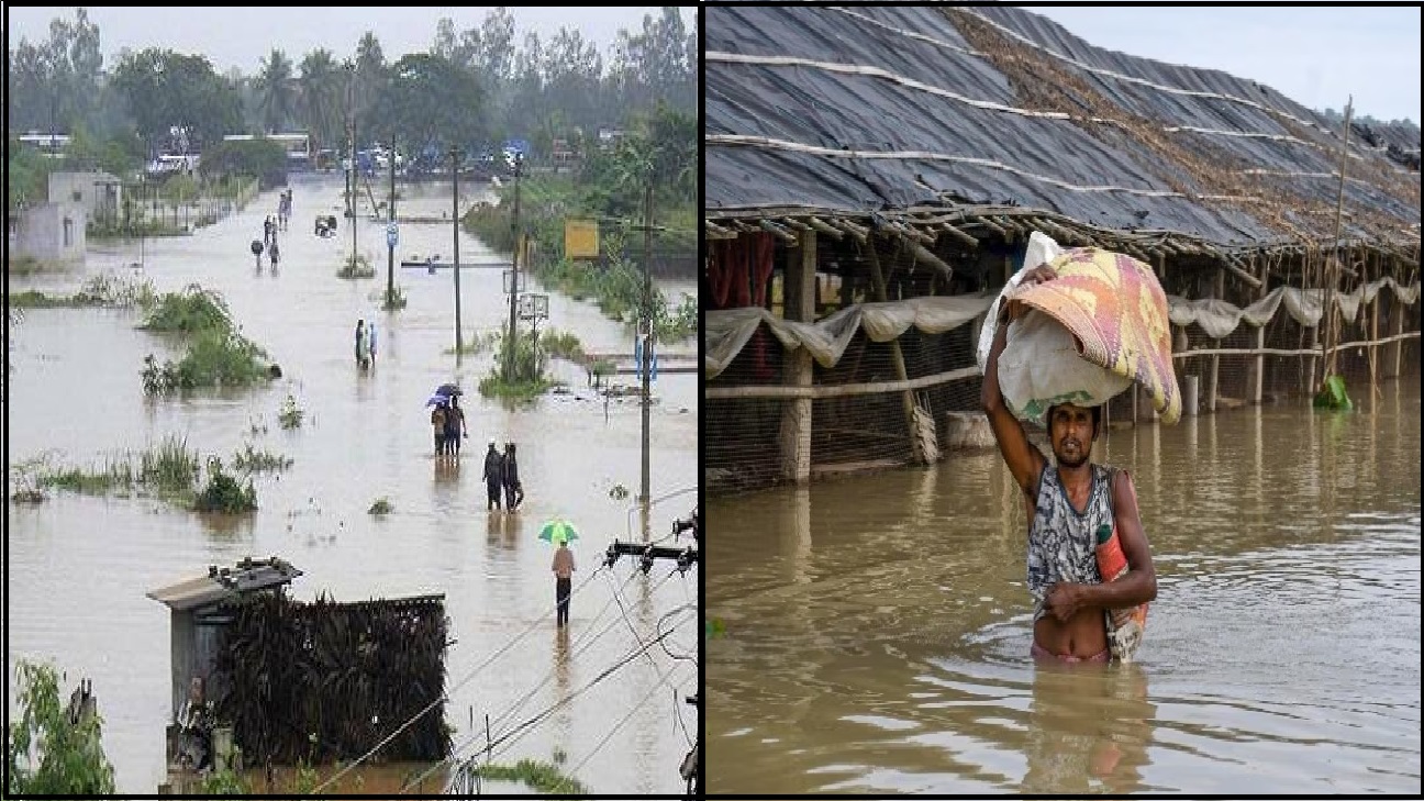 Assam Flood: असम में नहीं थम रहा बाढ़ का कहर, लाखों लोग प्रभावित, राहत एवं बचाव कार्य जारी