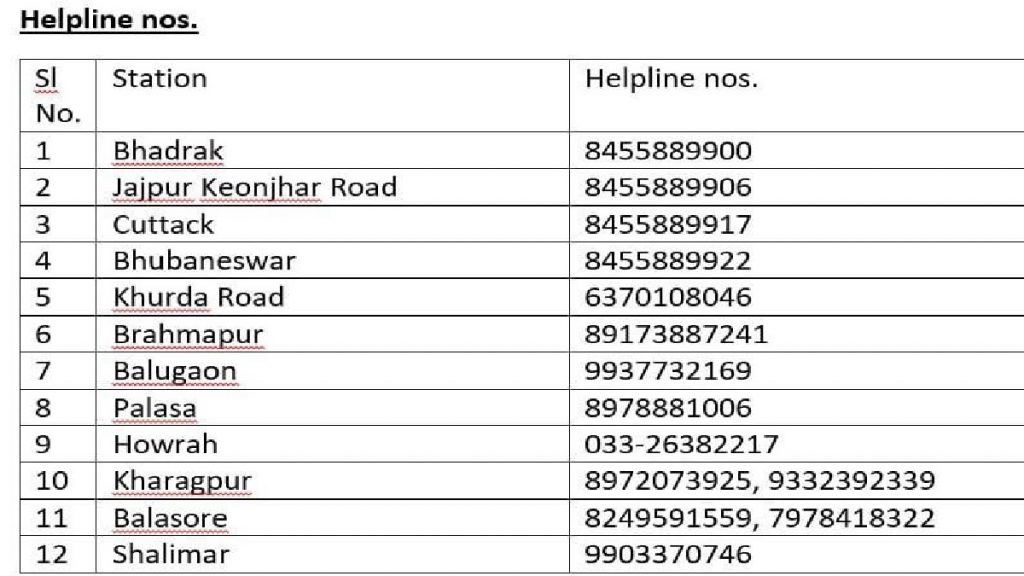 railway helpline numbers