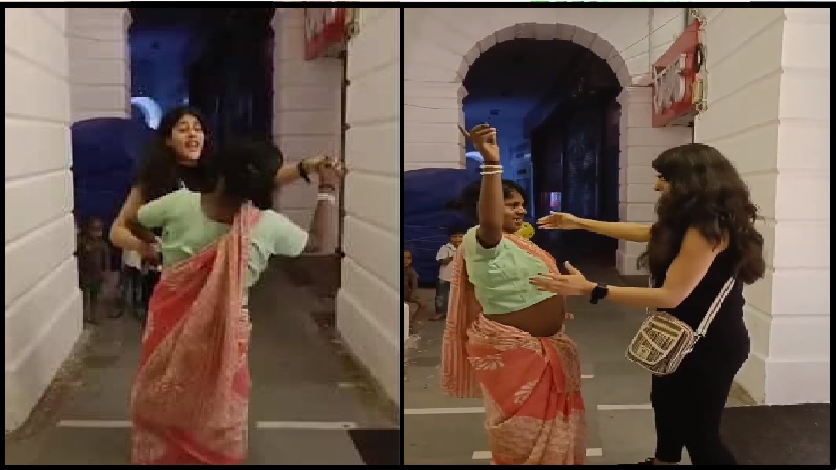 Dance Video: गुब्बारा बेचने वाली के साथ डांस करती महिला पत्रकार का वीडियो वायरल, यूजर्स लुटा रहे प्यार