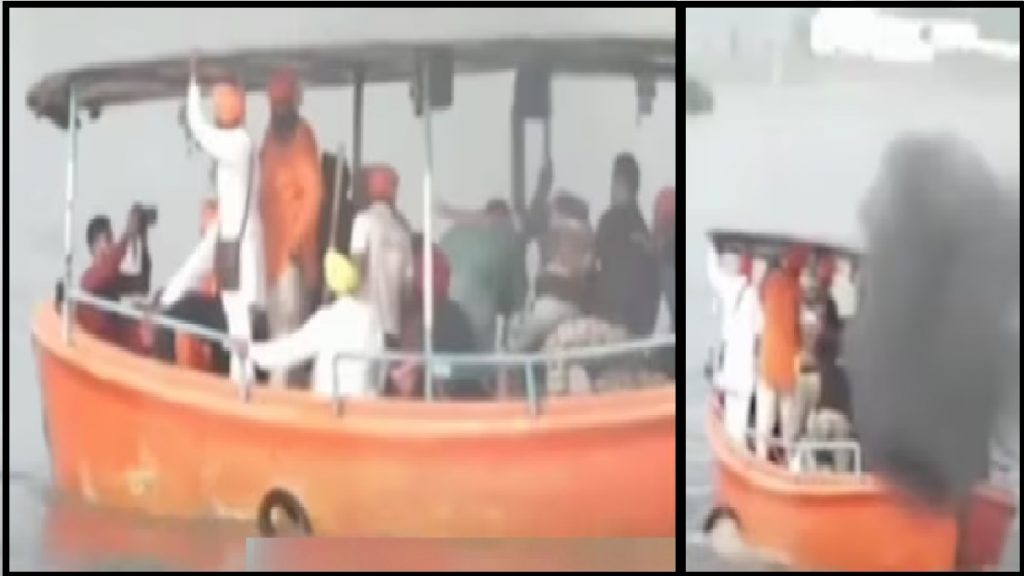 CM Bhagwant Mann boat