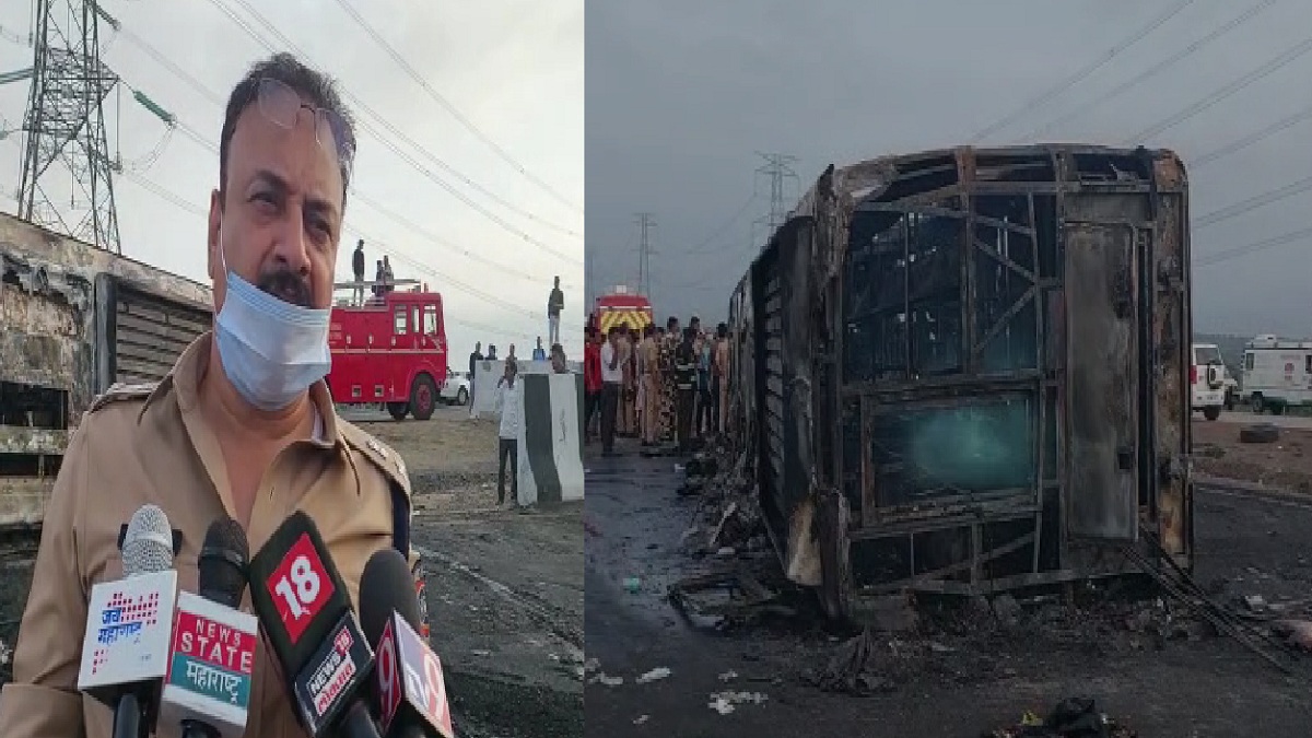 Maharashtra Bus Fire: महाराष्ट्र के बुलढाणा में भीषण हादसा, पलटने के बाद बस में आग लगने से 25 यात्रियों की जलकर मौत
