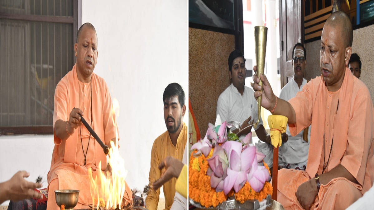 Gorakhpur News: सावन के पहले दिन CM योगी ने किया रुद्राभिषेक व हवन, महादेव से की प्रदेशवासियों के सुख समृद्धि की प्रार्थना