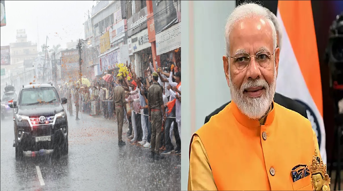 PM Modi: भारी बारिश भी नहीं कर पाई पीएम मोदी के प्रशंसकों के हौसले पस्त, प्रधानमंत्री की एक झलक पाने के लिए करते रहे इंतजार