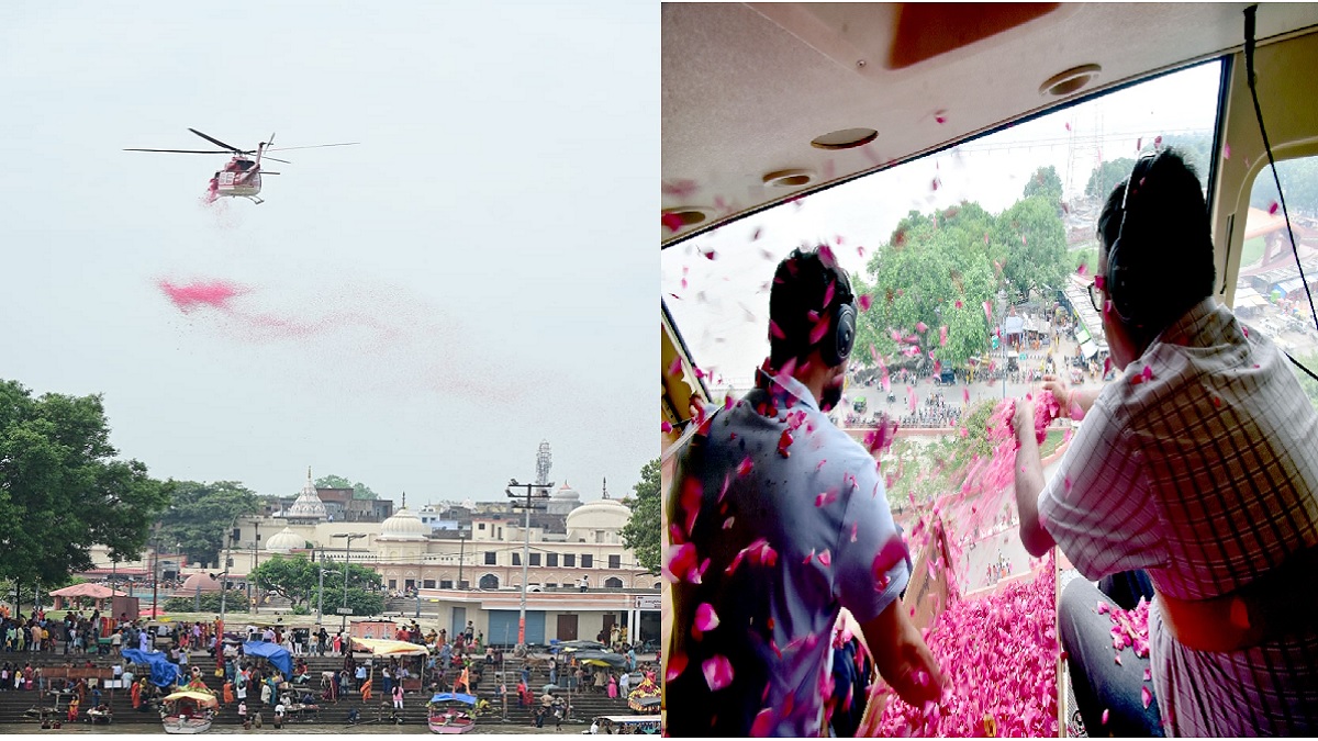 Sawan 3rd Somwar 2023: सावन के तीसरे सोमवार पर भी शिवभक्तों पर योगी सरकार ने कराई पुष्पवर्षा, हेलिकॉप्टर से बरसाए फूल