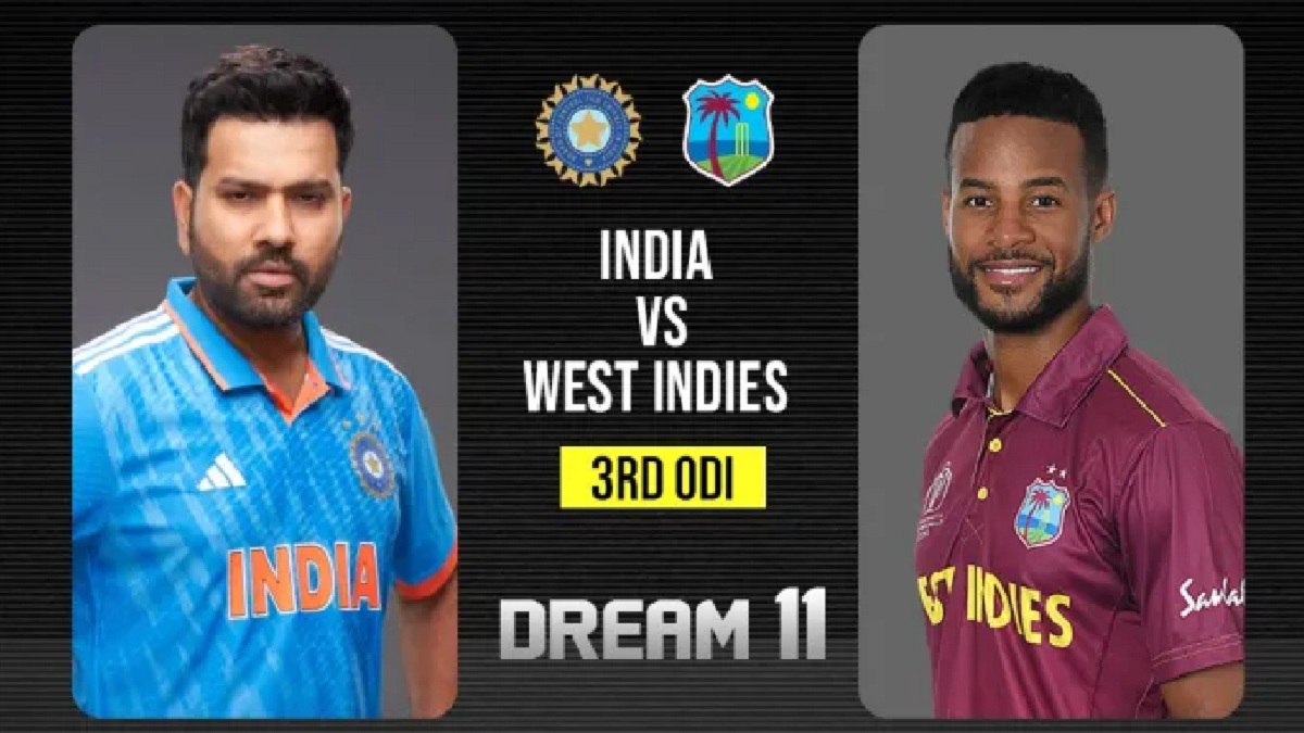IND vs WI 3rd ODI Dream11 Prediction: फाइनल  मुकाबले के लिए अब आप भी बनाएं अपनी परफेक्ट ड्रीम11 टीम, इन खिलाडियों का करें चुनाव