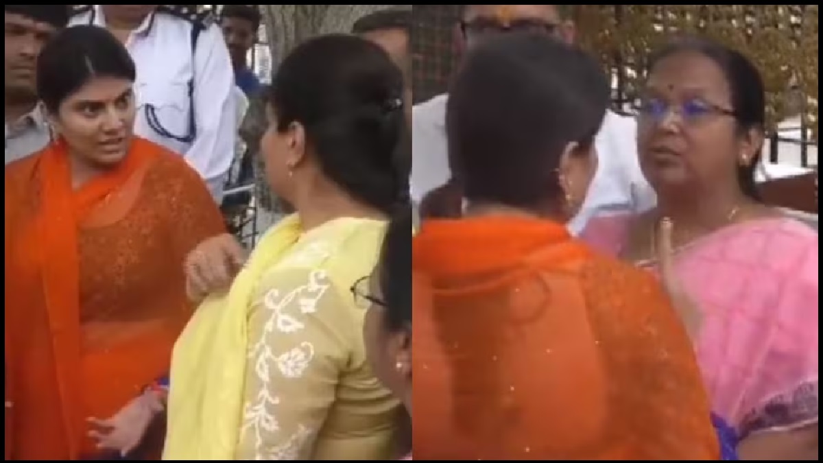 BJP MLA Rivaba Jadeja: क्रिकेट रविंद्र जडेजा की पत्नी रिवाबा का फूटा गुस्सा,  कार्यक्रम में मेयर और फिर सांसद से भिड़ी, Video Viral