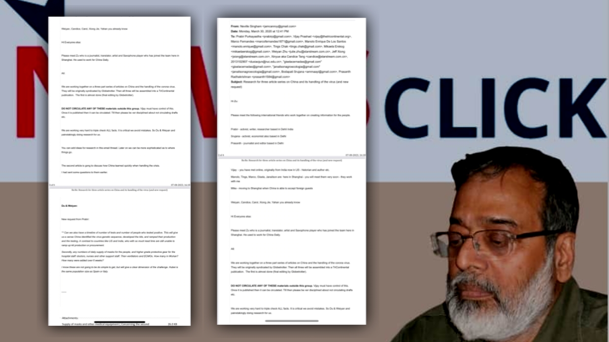 NewsClick Case: न्यूज़क्लिक मामले में ‘सीक्रेट मेल’ का खुलासा, नेविल रॉय ने CPI(M) और पत्रकारों से मिलकर ऐसे रची भारत-विरोधी साजिश