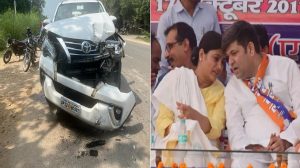 Prayagraj: सड़क हादसे का शिकार हुई केंद्रीय मंत्री अनुप्रिया पटेल के पति की कार, आशीष पटेल के हाथ-पैर में आई चोट