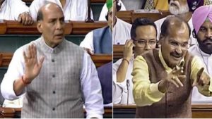 Parliament Special Session: ‘पूरी हिम्मत है, मैं सीना चौड़ा करके..’ चीन के मुद्दे पर अधीर रंजन को रक्षामंत्री राजनाथ सिंह का जवाब