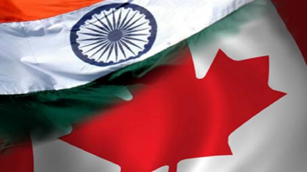 india canada flag