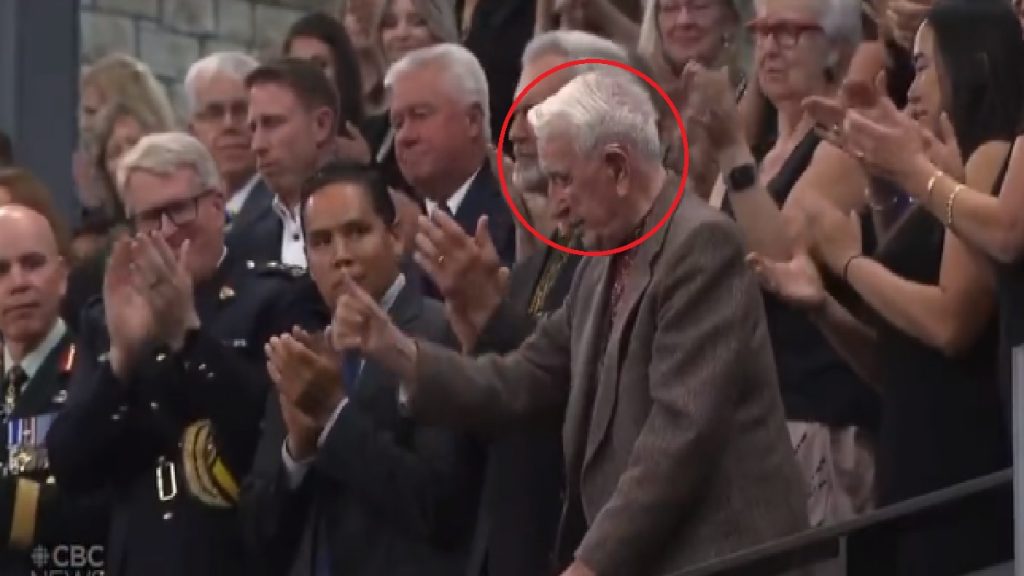 nazi gets standing ovation in canada parliament