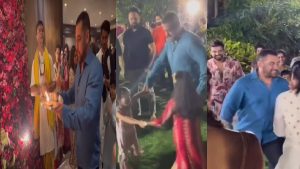 Salman Khan: ढोल की थाप पर ठुमके लगाते सलमान खान, बप्पा के विसर्जन पर आरती में लीन नजर आए एक्टर, देखें वीडियो