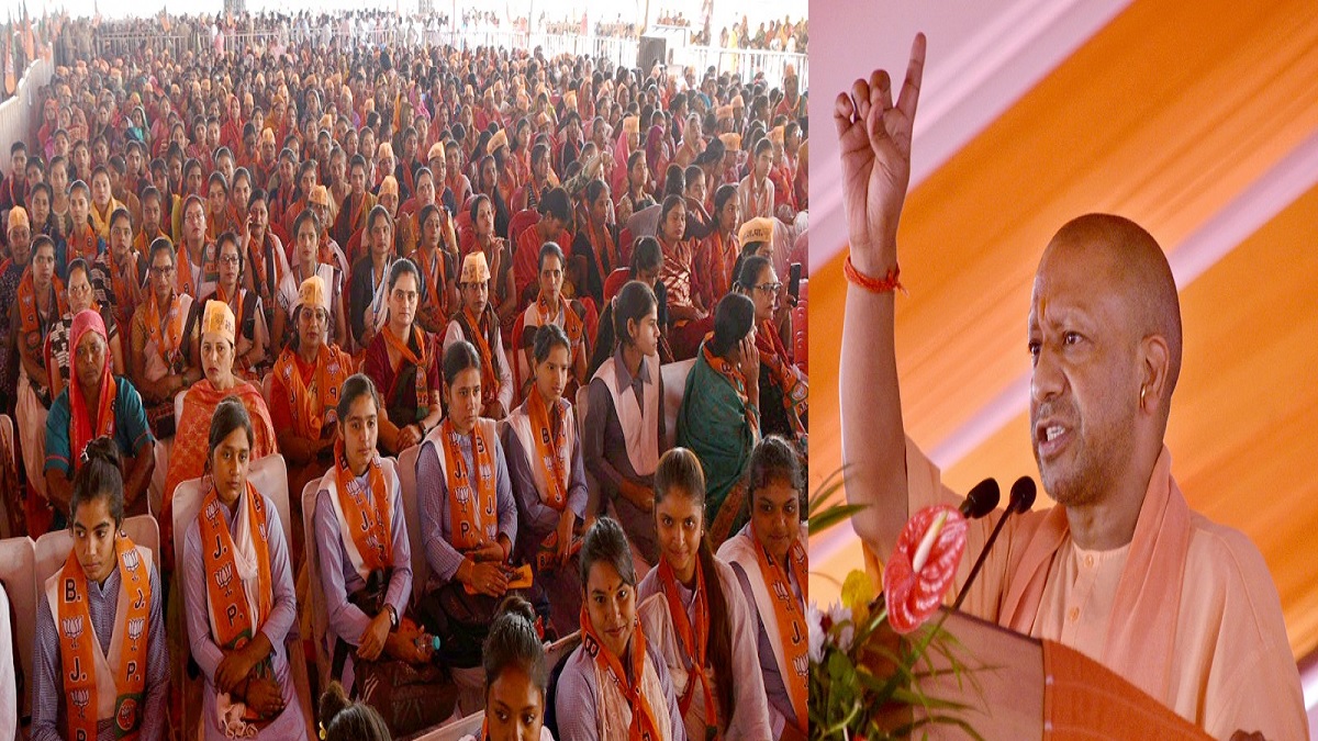 Hathras: CM योगी ने नारी शक्ति वंदन कार्यक्रम को किया संबोधित, कहा- महिलाओं का विकास हमारी प्राथमिकता