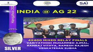Asian Games 2023, Day 9 Updates: लॉन्ग जंप के बाद 4 x 400 मीटर रेस में भारत को मिला सिल्वर, कुल पदकों की संख्या हुई 60