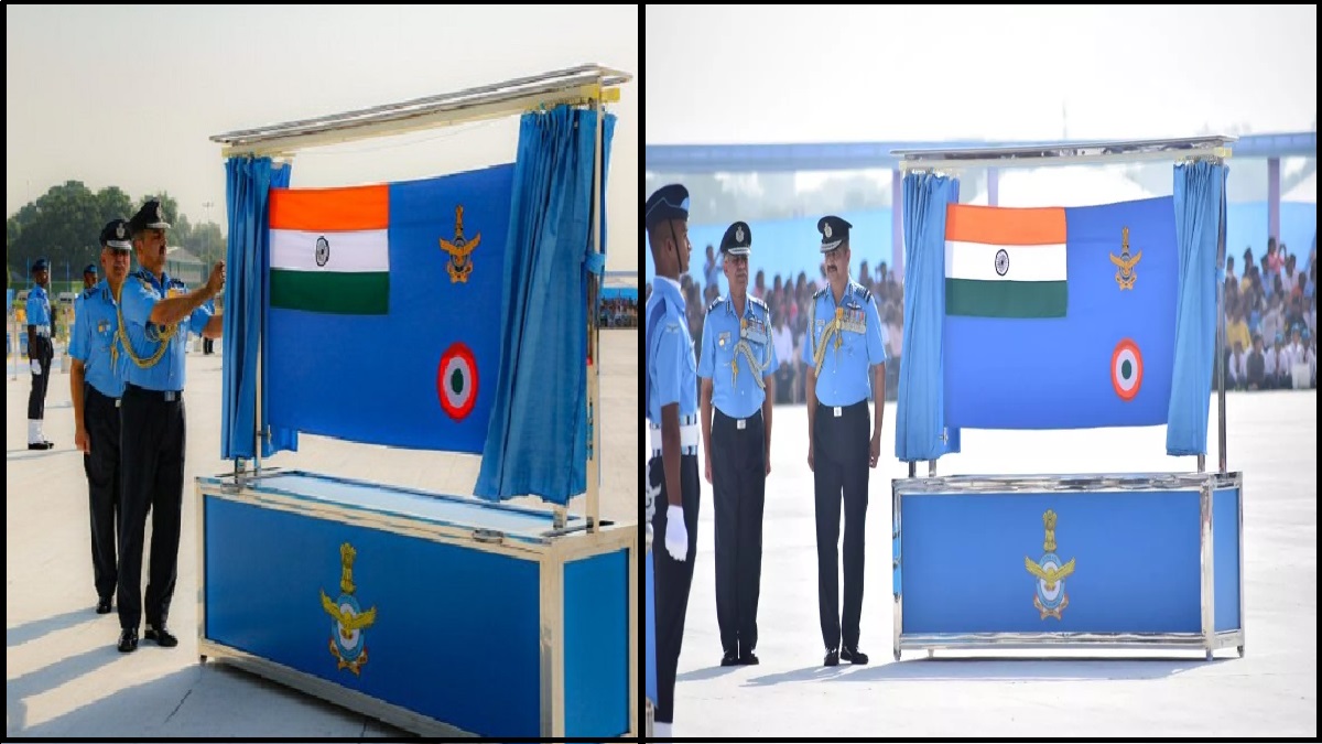 Air Force Day: भारतीय वायुसेना के लिए गर्व का दिन, मिला नया झंडा, पीएम मोदी सहित इन नेताओं ने दी बधाई