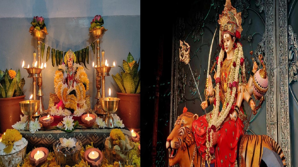 Navratri 2023 Mandir Decoration: फूल-पत्तियों के अलावा इन तरीकों से भी सजा सकते हैं नवरात्रि पर अपना मंदिर, माता रानी भी हो जाएंगी प्रसन्न