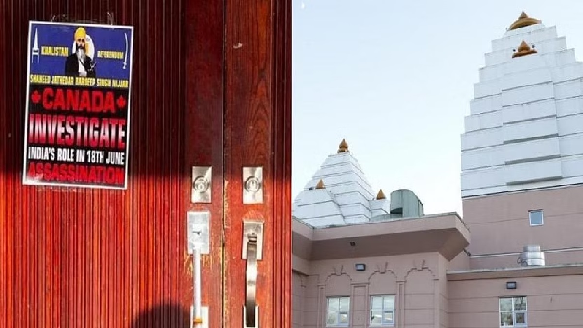 canada temple khalistani poster