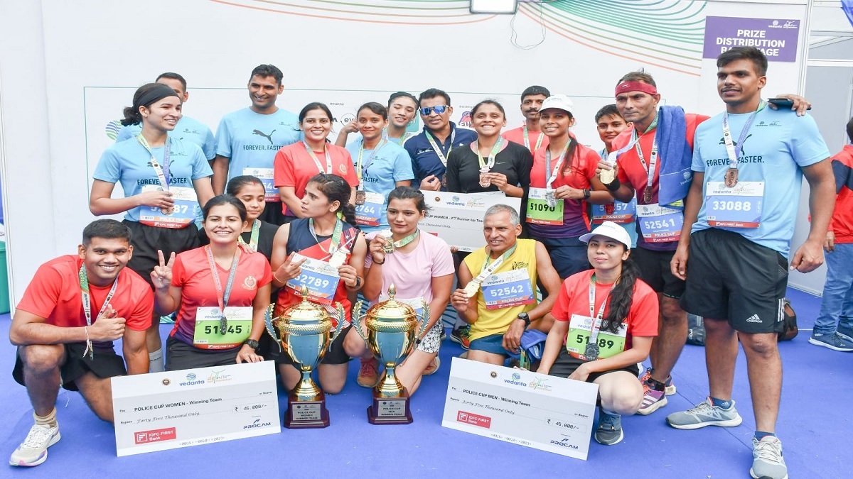 Delhi Half Marathon: ‘वेदांता दिल्ली हाफ मैराथन’ में दिल्ली पुलिस का शानदार प्रदर्शन, जीते कई खिताब