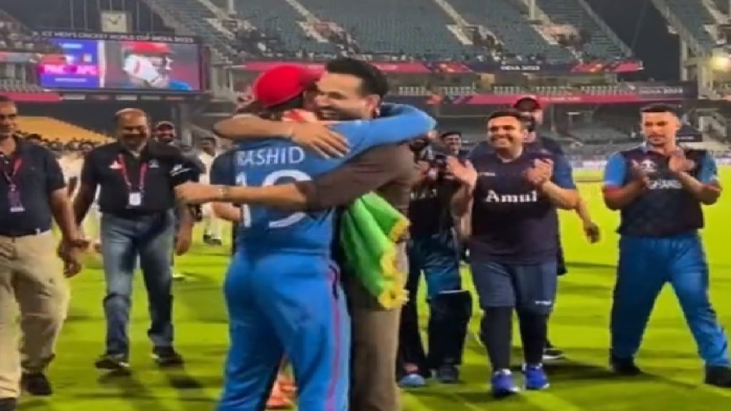 irfan pathan and rashid khan dance