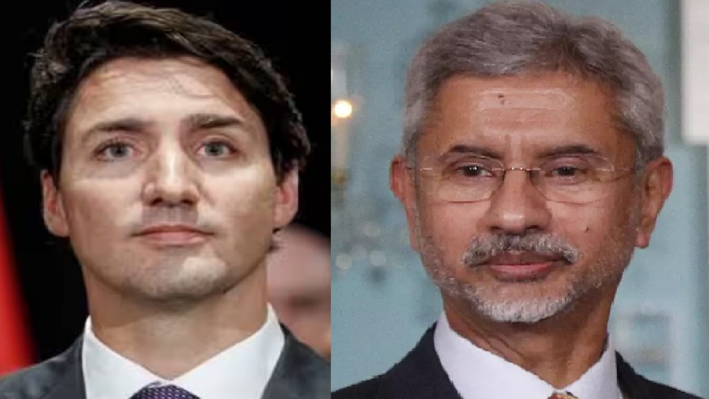 justin trudeau and s jaishankar