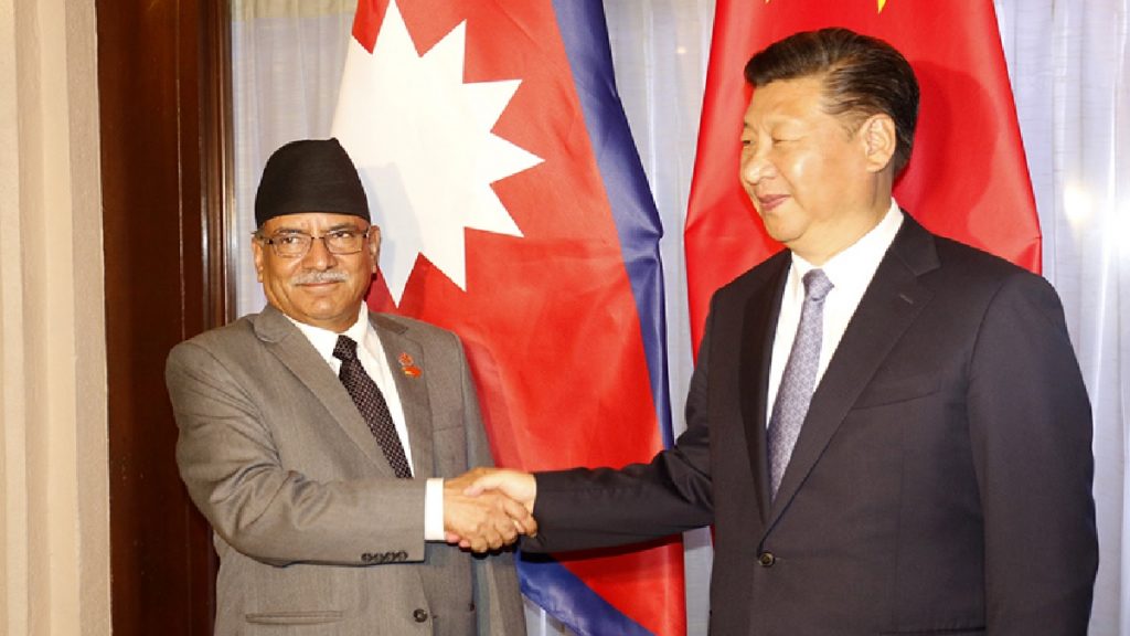 pushpa kamal dahal prachanda and xi jinping