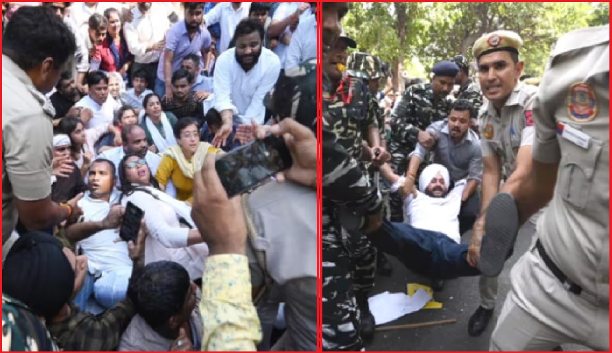 AAP’s Sanjay Singh Arrested: संजय सिंह की गिरफ्तारी के विरोधी में देशभर में सियासी उबाल, दिल्ली से पंजाब तक AAP कार्यकर्ताओं का हल्ला बोल