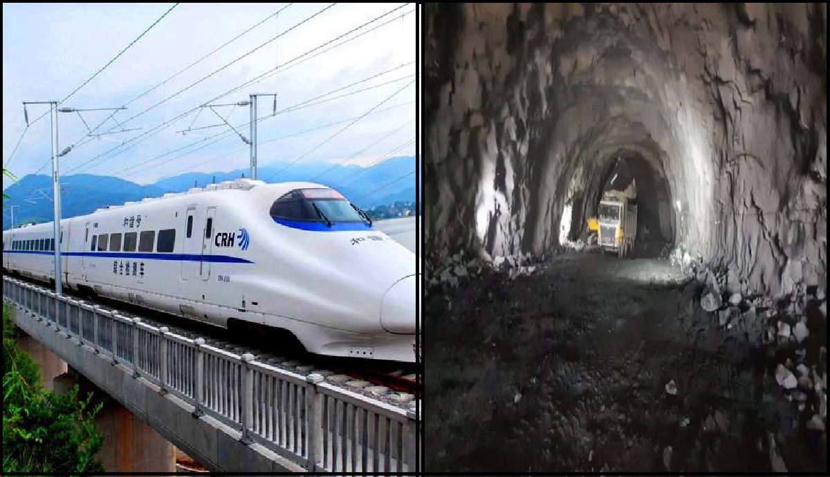 Video: गुजरात के वलसाड में बुलेट ट्रेन के लिए पहाड़ में बनाई गई 350 मीटर लंबी सुरंग, यहां देखिए वीडियो