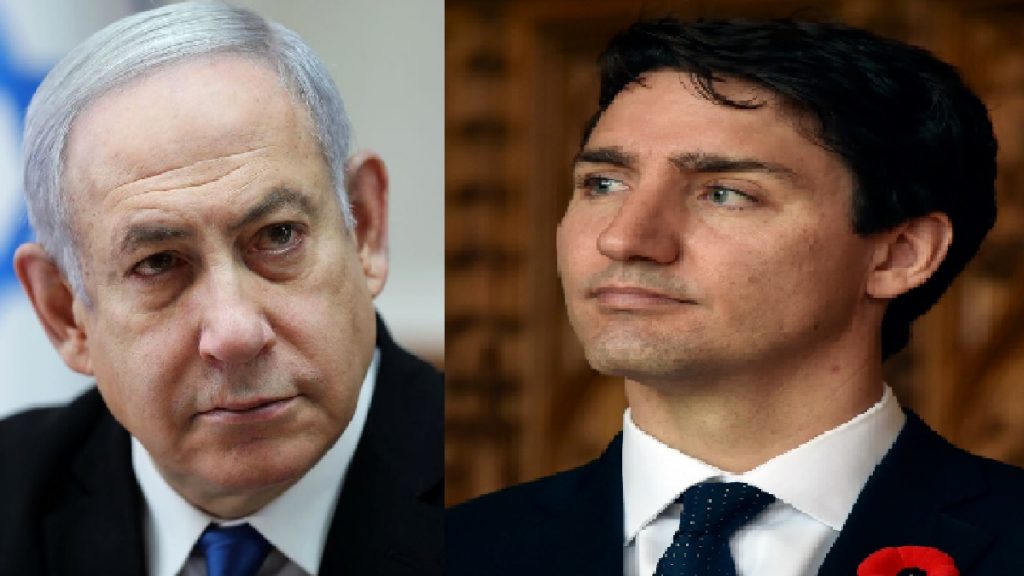 benjamin netanyahu and justin trudeau