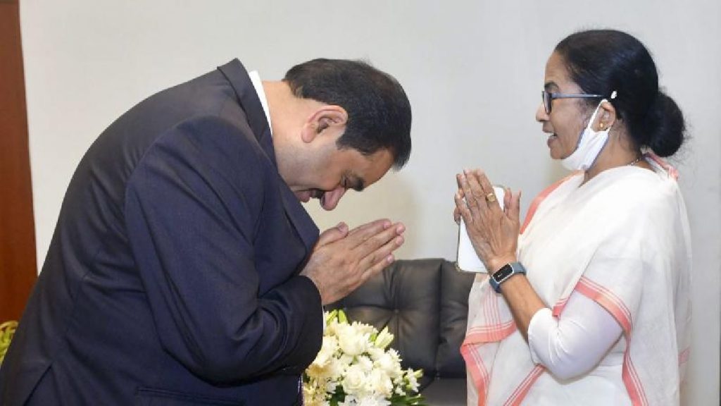 gautam adani and mamata banerjee