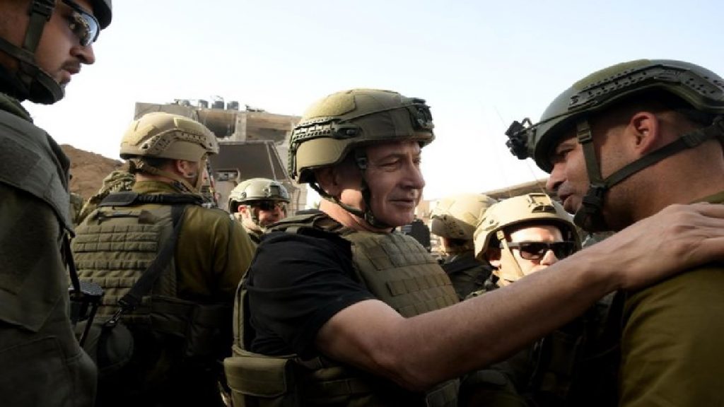 netanyahu in gaza 1