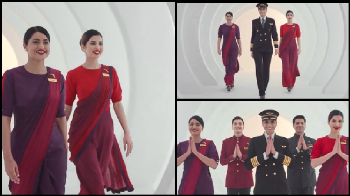 Air India New Uniform: एयर इंडिया के क्रू मेंबर्स के लिए आ गई नई यूनिफॉर्म, फेमस डिजाइनर मनीष मल्होत्रा ने की डिजाइन, आप भी देखिए