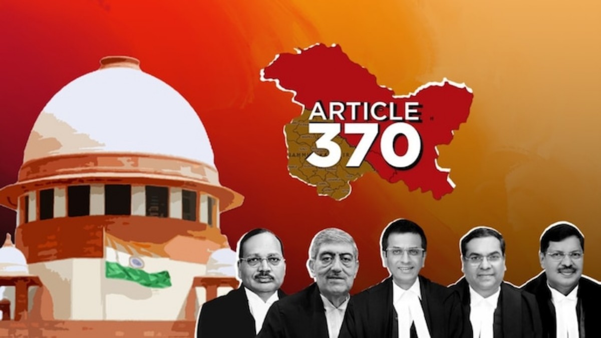 Article 370 Verdict: आर्टिकल- 370 हटने से जम्मू-कश्मीर को भारत से जोड़ने की प्रक्रिया हुई मजबूत’, SC ने सुनवाई में जानिए क्या कहा?
