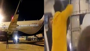 Indigo Airlines Punches Pilot: फ्लाइट लेट की अनाउंसमेंट कर रहा था पायलट, तभी पैसेंजर ने दौड़कर मारा मुक्का, वीडियो वायरल