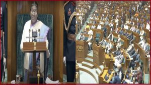 Watch Video: ‘जय श्रीराम के नारे, तालियों की गड़गड़ाहट’, जब राष्ट्रपति ने संसद में राम मंदिर का किया जिक्र, रोकना पड़ा भाषण