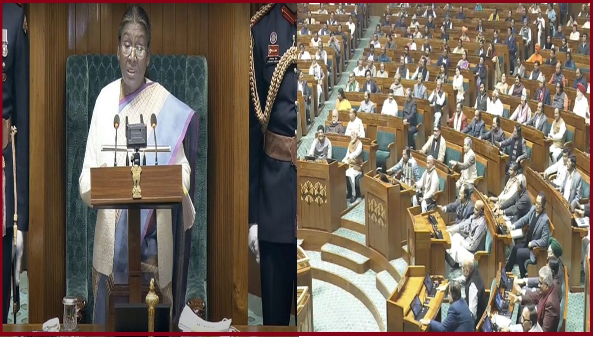 Watch Video: ‘जय श्रीराम के नारे, तालियों की गड़गड़ाहट’, जब राष्ट्रपति ने संसद में राम मंदिर का किया जिक्र, रोकना पड़ा भाषण