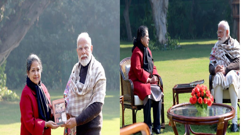 Sharmistha Mukherjee And PM Modi
