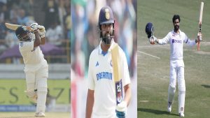 Ind Vs Eng, 3rd Test: रोहित-जडेजा और सरफराज की शानदार बल्लेबाजी ने इंग्लैंड के गेंदबाजों को दिन में दिखाए तारे