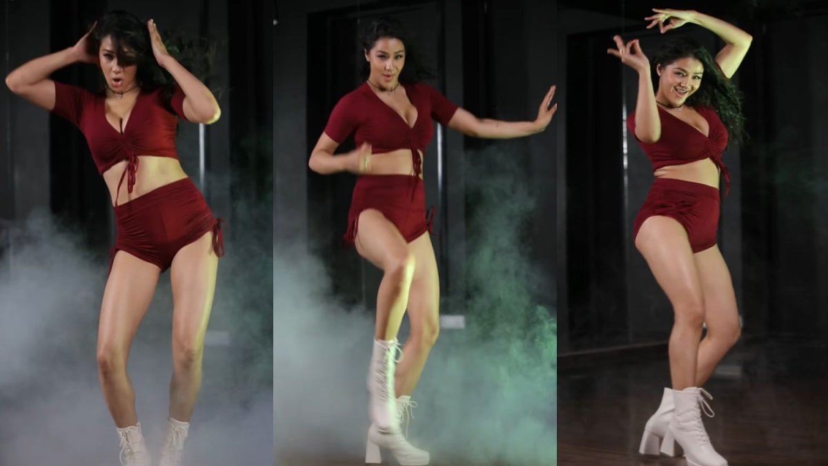 भोजपुरी एक्ट्रेस नम्रता मल्ला के ठुमके और अदाओं ने लगाई इंटरनेट पर आग... देख हर कोई हुआ मदहोश Bhojpuri actress Namrata Malla's dance and style set the internet on fire Bhojpuri Industry 