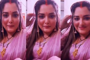 Aamrapali Dubey Latest Video: आम्रपाली दुबे का ”हाय-हुक़ू” देख फिदा हो जाएंगे आप, साड़ी पहन नैन मटकाती हुई गजब ढा रहीं एक्ट्रेस