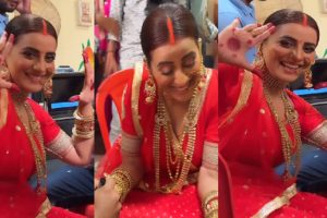 Akshara Singh Wedding Video: अक्षरा सिंह ने कर ली शादी! लाल जोड़े और मांग में सिंदूर लगाए एक्ट्रेस का ये वीडियो दे रहा सबूत