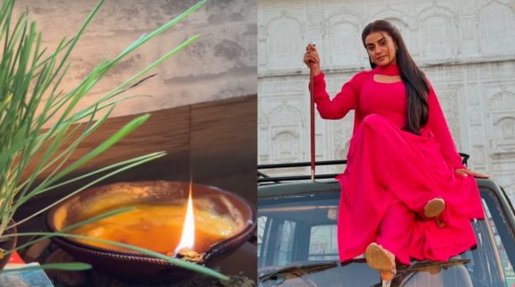 Akshara Singh: माता रानी की भक्ति में डूबी भोजपुरी एक्ट्रेस अक्षरा सिंह, शेयर किया अष्टमी पूजा का प्यारा सा वीडियो
