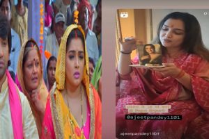 आम्रपाली दुबे की फिल्म “निरहुआ हिंदुस्तानी” ने 10 साल किए पूरे, केक काटकर एक्ट्रेस ने मनाया जश्न