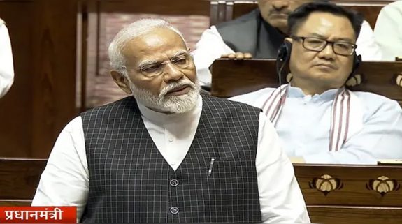 PM Narendra Modi In Rajya Sabha : भतीजे को बताएं किसने कसा था सीबीआई शिकंजा, पीएम नरेंद्र मोदी ने किससे और किसके लिए कही ये बात